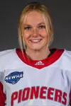 Bria Holm . The SHU Women's Ice Hockey team photographed today at the Guest House, on Sacred Heart University's West Campus, Fairfield, CT. Monday, September 30, 2024. Photo by: Mark F. Conrad