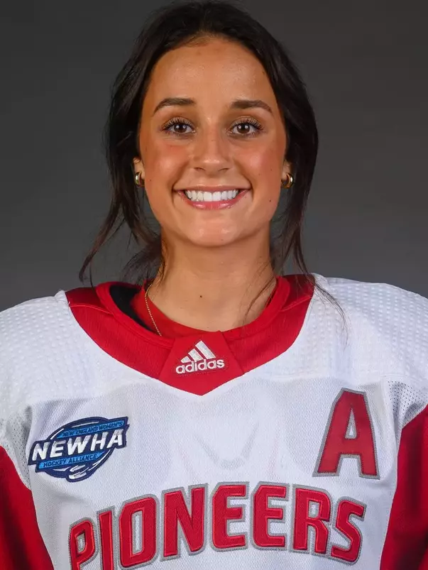 Kate Helgeson. The SHU Women's Ice Hockey team photographed today at the Guest House, on Sacred Heart University's West Campus, Fairfield, CT. Monday, September 30, 2024. Photo by: Mark F. Conrad