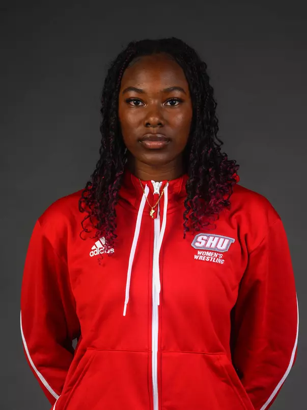 Love Daley. The SHU Women's Wrestling team held their Media Day today at the Guest House, on Sacred Heart University's West Campus, Fairfield, CT. Wednesday, October 2, 2024. Photo by: Mark F. Conrad