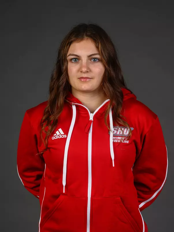 Cailan Drake. The SHU Women's Wrestling team held their Media Day today at the Guest House, on Sacred Heart University's West Campus, Fairfield, CT. Wednesday, October 2, 2024. Photo by: Mark F. Conrad
