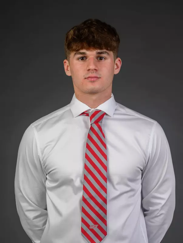 Nolan Hook. The SHU Men's Wrestling team held their Media Day today at the Guest House, on Sacred Heart University's West Campus, Fairfield, CT. Tuesday, October 1, 2024. Photo by: Mark F. Conrad