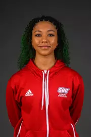 Leyla Mejia. The SHU Women's Wrestling team held their Media Day today at the Guest House, on Sacred Heart University's West Campus, Fairfield, CT. Wednesday, October 2, 2024. Photo by: Mark F. Conrad