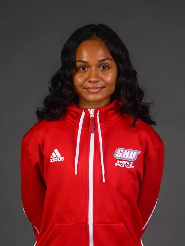 Nohea Moniz. The SHU Women's Wrestling team held their Media Day today at the Guest House, on Sacred Heart University's West Campus, Fairfield, CT. Wednesday, October 2, 2024. Photo by: Mark F. Conrad