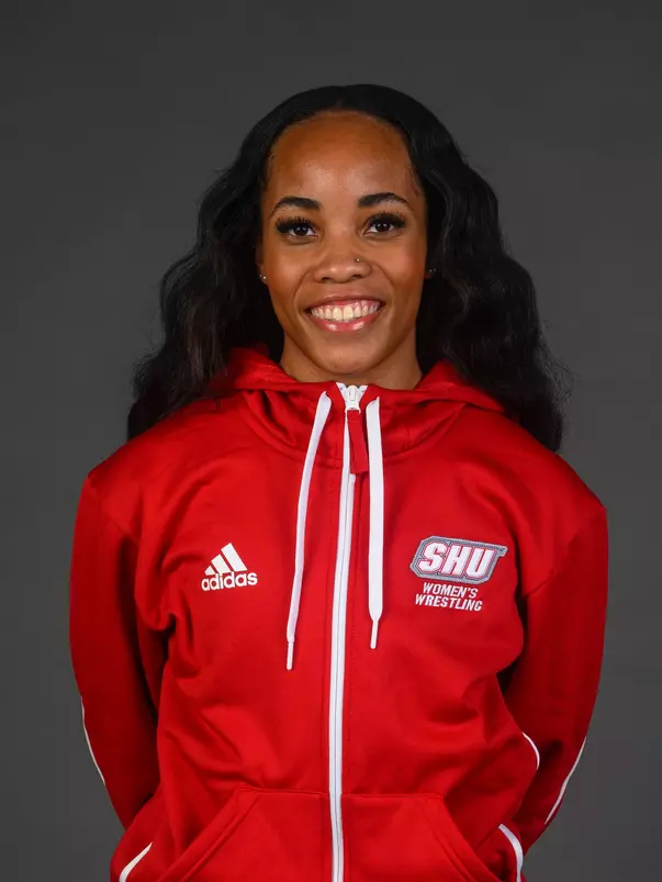 Aaliyah Payne-Parris. The SHU Women's Wrestling team held their Media Day today at the Guest House, on Sacred Heart University's West Campus, Fairfield, CT. Wednesday, October 2, 2024. Photo by: Mark F. Conrad