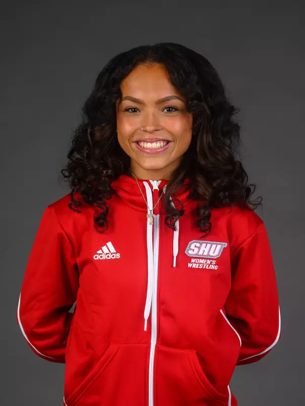 Tati Walker. The SHU Women's Wrestling team held their Media Day today at the Guest House, on Sacred Heart University's West Campus, Fairfield, CT. Wednesday, October 2, 2024. Photo by: Mark F. Conrad
