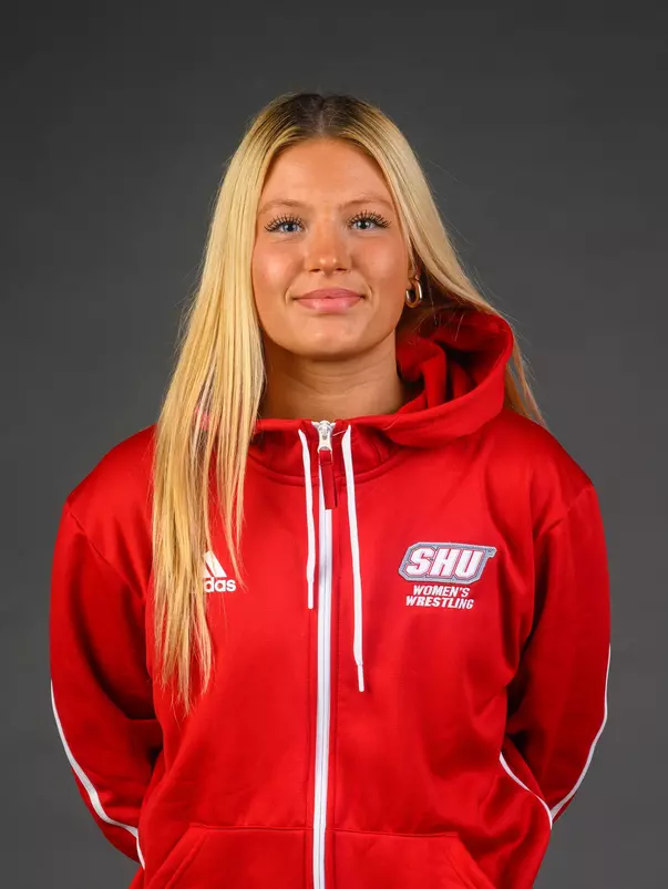 Tayla Tildsley. The SHU Women's Wrestling team held their Media Day today at the Guest House, on Sacred Heart University's West Campus, Fairfield, CT. Wednesday, October 2, 2024. Photo by: Mark F. Conrad