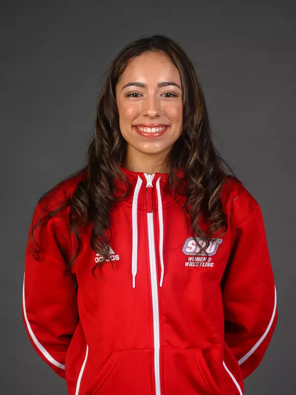 Ahsia Torres. The SHU Women's Wrestling team held their Media Day today at the Guest House, on Sacred Heart University's West Campus, Fairfield, CT. Wednesday, October 2, 2024. Photo by: Mark F. Conrad