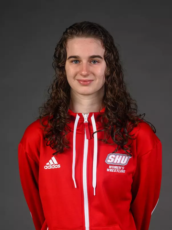 Valerie Turgeon. The SHU Women's Wrestling team held their Media Day today at the Guest House, on Sacred Heart University's West Campus, Fairfield, CT. Wednesday, October 2, 2024. Photo by: Mark F. Conrad
