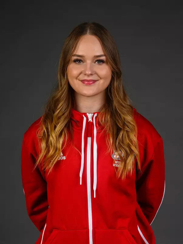 Veronica Whitacre. The SHU Women's Wrestling team held their Media Day today at the Guest House, on Sacred Heart University's West Campus, Fairfield, CT. Wednesday, October 2, 2024. Photo by: Mark F. Conrad