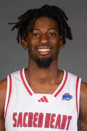 Amiri Stewart. SHU Men's Basketball team. Photographed today at the Guest House at Sacred Heart University's West Campus, Fairfield, CT. October 16, 2024. Photo by: Mark F. Conrad