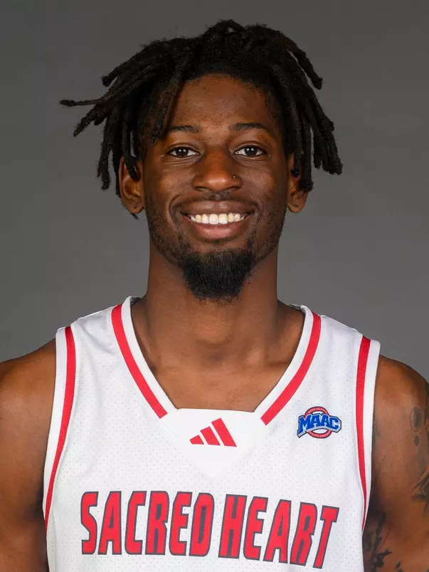 Amiri Stewart. SHU Men's Basketball team. Photographed today at the Guest House at Sacred Heart University's West Campus, Fairfield, CT. October 16, 2024. Photo by: Mark F. Conrad