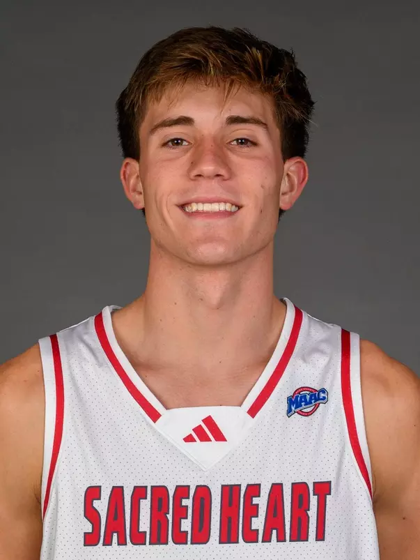 Griffin Barrouk SHU Men's Basketball team. Photographed today at the Guest House at Sacred Heart University's West Campus, Fairfield, CT. October 16, 2024. Photo by: Mark F. Conrad