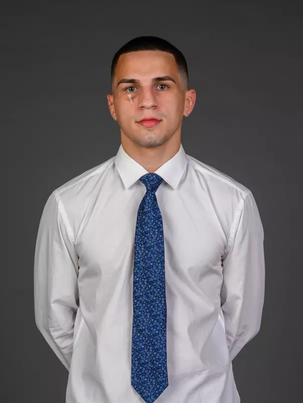 Braxton Fries-Appello SHU Men's Wrestling team. Photographed today at the Guest House at Sacred Heart University's West Campus, Fairfield, CT. October 16, 2024. Photo by: Mark F. Conrad