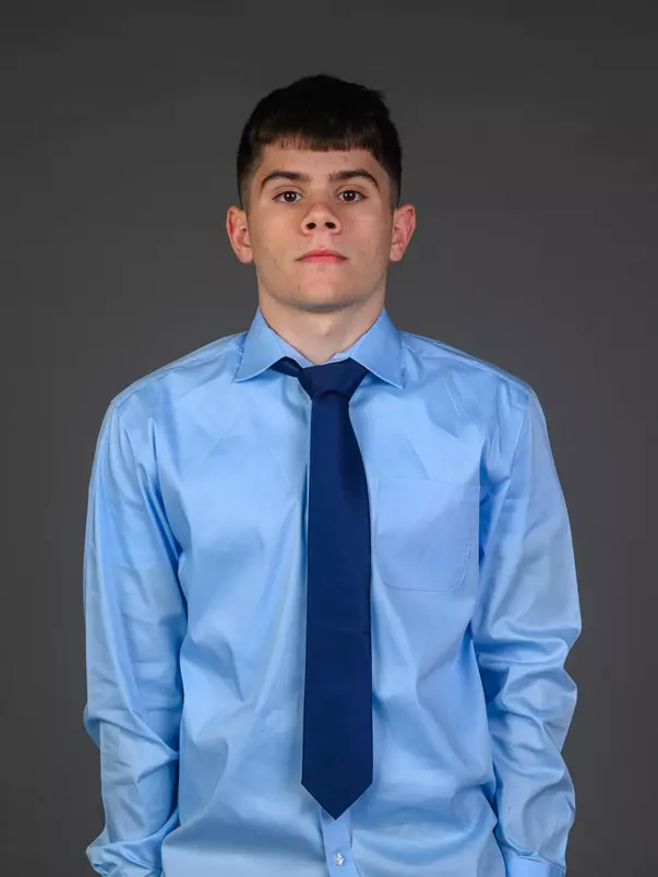 Michael Baker SHU Men's Wrestling team. Photographed today at the Guest House at Sacred Heart University's West Campus, Fairfield, CT. October 16, 2024. Photo by: Mark F. Conrad