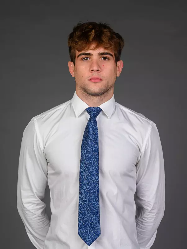 Michel Ritacco SHU Men's Wrestling team. Photographed today at the Guest House at Sacred Heart University's West Campus, Fairfield, CT. October 16, 2024. Photo by: Mark F. Conrad