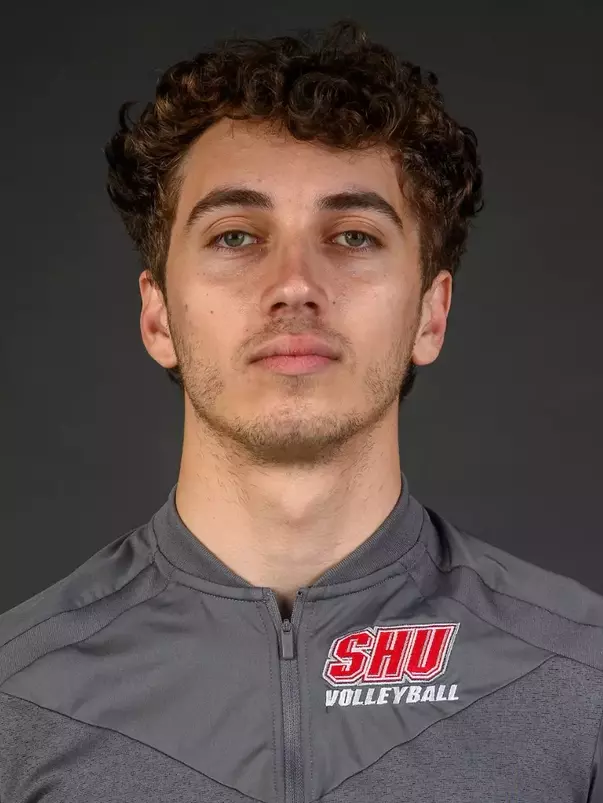 Alec Niemczyk. SHU Men's Volleyball team headshots taken today at the Guest House on the Sacred Heart University's West Campus, Fairfield, CT. Tuesday, October 1, 2024. Photo by: Mark F. Conrad