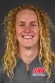 Angus Henricks. SHU Men's Volleyball team headshots taken today at the Guest House on the Sacred Heart University's West Campus, Fairfield, CT. Tuesday, October 1, 2024. Photo by: Mark F. Conrad