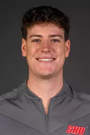 Austin Buchanan. SHU Men's Volleyball team headshots taken today at the Guest House on the Sacred Heart University's West Campus, Fairfield, CT. Tuesday, October 1, 2024. Photo by: Mark F. Conrad