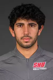 Cade Trujillo. SHU Men's Volleyball team headshots taken today at the Guest House on the Sacred Heart University's West Campus, Fairfield, CT. Tuesday, October 1, 2024. Photo by: Mark F. Conrad