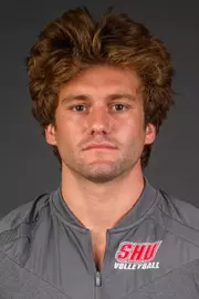 Colin Stevens . SHU Men's Volleyball team headshots taken today at the Guest House on the Sacred Heart University's West Campus, Fairfield, CT. Tuesday, October 1, 2024. Photo by: Mark F. Conrad