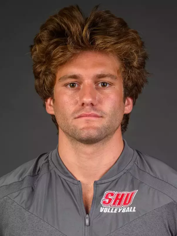 Colin Stevens . SHU Men's Volleyball team headshots taken today at the Guest House on the Sacred Heart University's West Campus, Fairfield, CT. Tuesday, October 1, 2024. Photo by: Mark F. Conrad