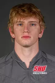 Dylan McClung. SHU Men's Volleyball team headshots taken today at the Guest House on the Sacred Heart University's West Campus, Fairfield, CT. Tuesday, October 1, 2024. Photo by: Mark F. Conrad