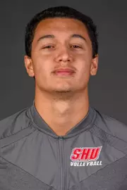 Gabriel Garcia. SHU Men's Volleyball team headshots taken today at the Guest House on the Sacred Heart University's West Campus, Fairfield, CT. Tuesday, October 1, 2024. Photo by: Mark F. Conrad