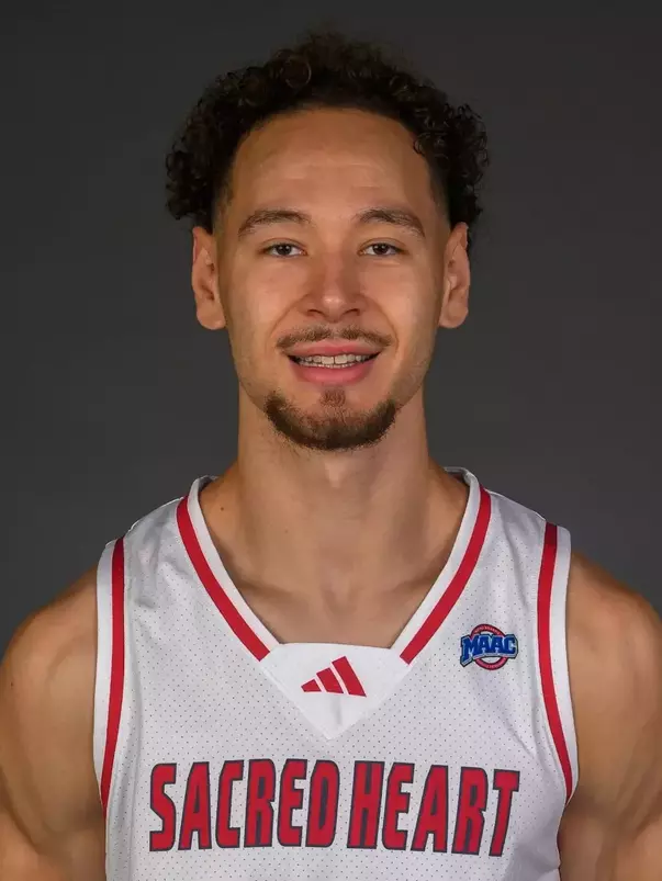 Bryce Johnson. The SHU Men's Basketball team's Media Day was held today at the Guest House on the Sacred Heart University's West Campus, Fairfield, CT. Tuesday, October 1, 2024. Photo by: Mark F. Conrad