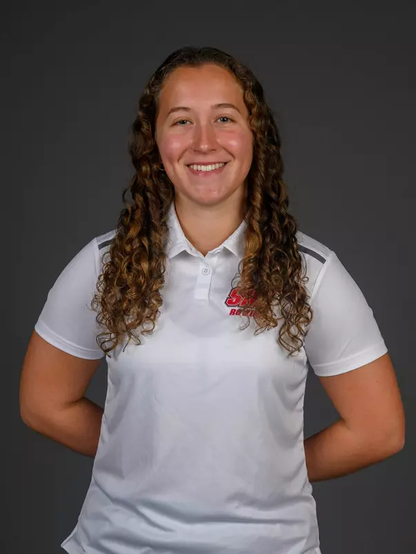 Caitlyn Bergman. The SHU Rowing team's Media Day was held today at the Guest House on Sacred Heart Universitry's West Campus, Fairfield, CT. Tuesday, October 22, 2024. Photo by: Mark F. Conrad