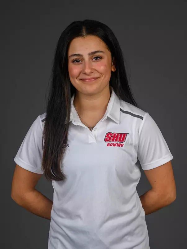 Mia Bottone. The SHU Rowing team's Media Day was held today at the Guest House on Sacred Heart Universitry's West Campus, Fairfield, CT. Tuesday, October 22, 2024. Photo by: Mark F. Conrad