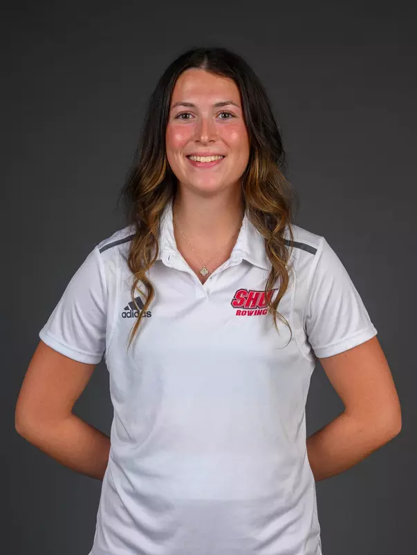 Olivia Chasse. The SHU Rowing team's Media Day was held today at the Guest House on Sacred Heart Universitry's West Campus, Fairfield, CT. Tuesday, October 22, 2024. Photo by: Mark F. Conrad