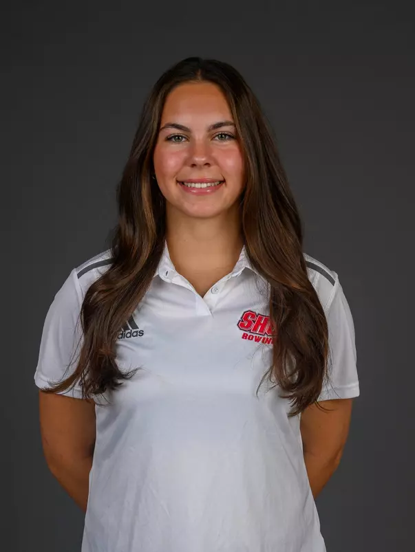 Olivia Kowalski. The SHU Rowing team's Media Day was held today at the Guest House on Sacred Heart Universitry's West Campus, Fairfield, CT. Tuesday, October 22, 2024. Photo by: Mark F. Conrad