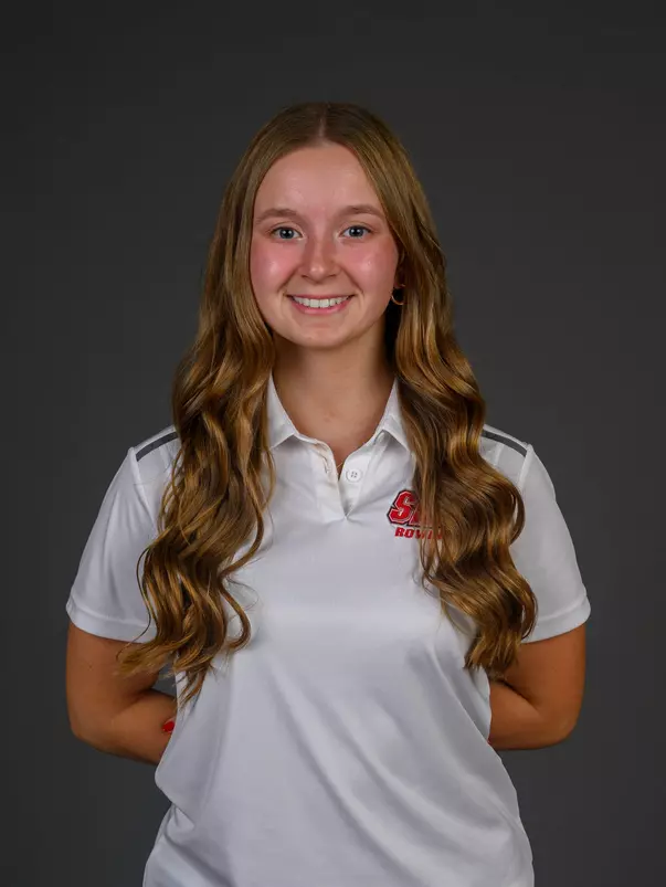Emma Lewandowski. The SHU Rowing team's Media Day was held today at the Guest House on Sacred Heart Universitry's West Campus, Fairfield, CT. Tuesday, October 22, 2024. Photo by: Mark F. Conrad