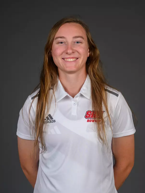 Doria Lukasik-Drescher. The SHU Rowing team's Media Day was held today at the Guest House on Sacred Heart Universitry's West Campus, Fairfield, CT. Tuesday, October 22, 2024. Photo by: Mark F. Conrad