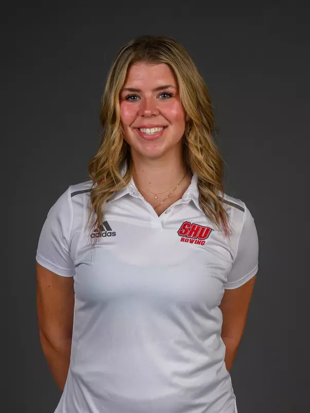 Leah Mansfield. The SHU Rowing team's Media Day was held today at the Guest House on Sacred Heart Universitry's West Campus, Fairfield, CT. Tuesday, October 22, 2024. Photo by: Mark F. Conrad