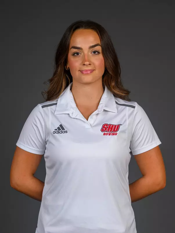 Sydney Marcy. The SHU Rowing team's Media Day was held today at the Guest House on Sacred Heart Universitry's West Campus, Fairfield, CT. Tuesday, October 22, 2024. Photo by: Mark F. Conrad