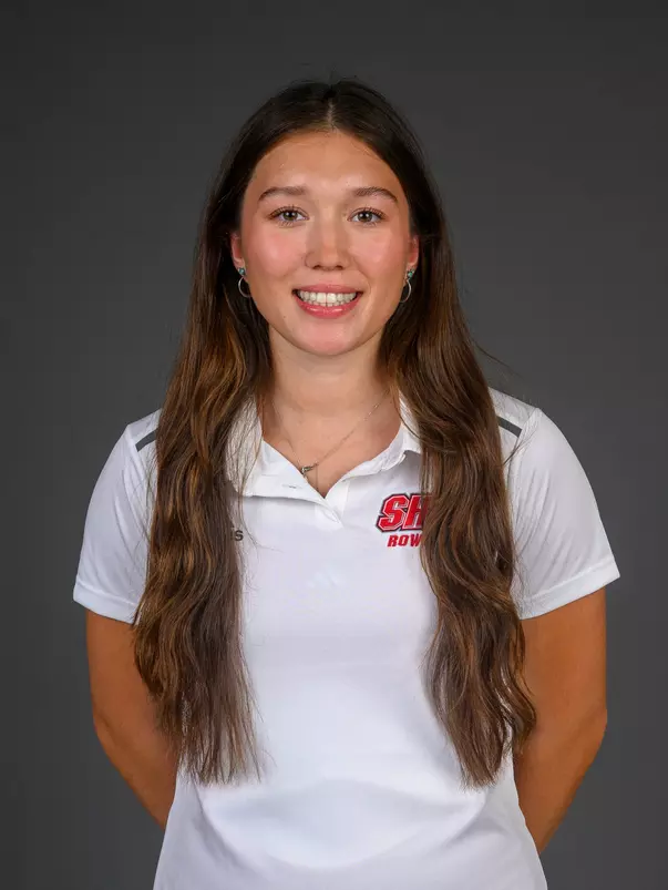 Olivia Nguyen.The SHU Rowing team's Media Day was held today at the Guest House on Sacred Heart Universitry's West Campus, Fairfield, CT. Tuesday, October 22, 2024. Photo by: Mark F. Conrad