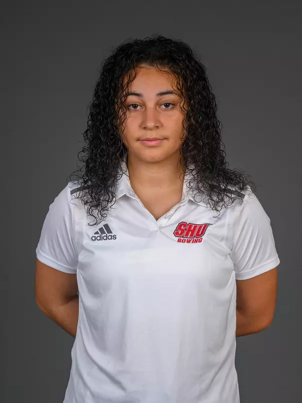 Angelina O'Connell. The SHU Rowing team's Media Day was held today at the Guest House on Sacred Heart Universitry's West Campus, Fairfield, CT. Tuesday, October 22, 2024. Photo by: Mark F. Conrad