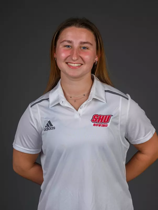 Alexandria Yost . The SHU Rowing team's Media Day was held today at the Guest House on Sacred Heart Universitry's West Campus, Fairfield, CT. Tuesday, October 22, 2024. Photo by: Mark F. Conrad