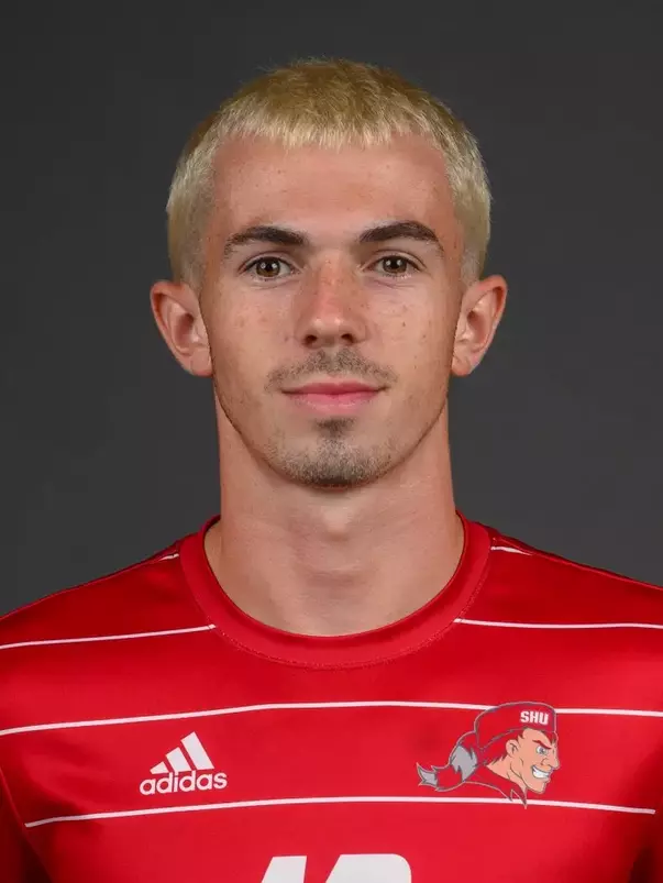 Aidan Borra. The SHU Men's Soccer team's Media Day held at the Guest House on Sacred Heart University's West Campus, Fairfield, CT. Thursday, August 8, 2024. Photo by; Mark F. Conrad