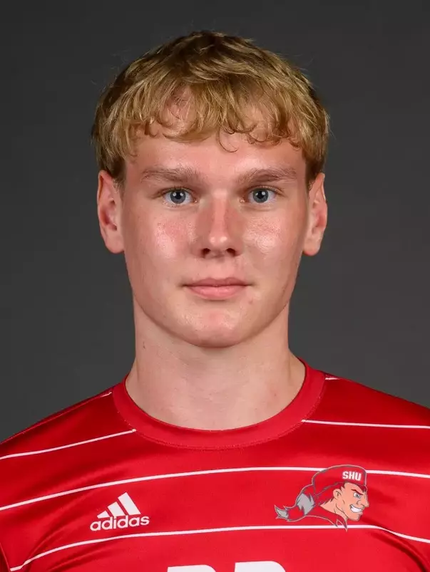 Ivan Breki Sigurdsson. The SHU Men's Soccer team's Media Day held at the Guest House on Sacred Heart University's West Campus, Fairfield, CT. Thursday, August 8, 2024. Photo by; Mark F. Conrad