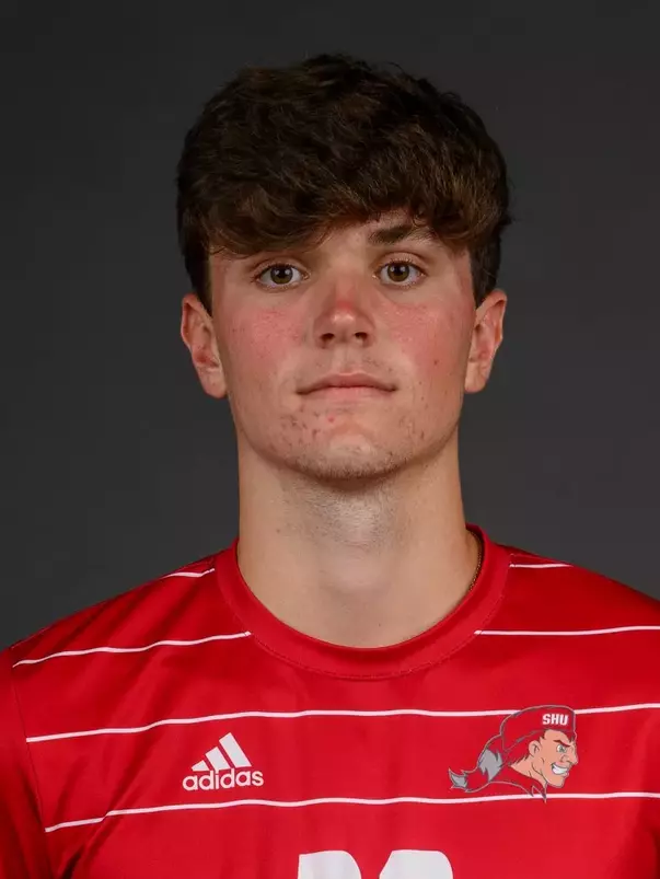 Nicholas Keating. The SHU Men's Soccer team's Media Day held at the Guest House on Sacred Heart University's West Campus, Fairfield, CT. Thursday, August 8, 2024. Photo by; Mark F. Conrad