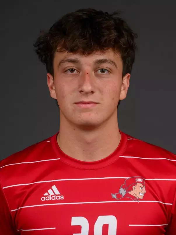 Gianluca Lanzilli. The SHU Men's Soccer team's Media Day held at the Guest House on Sacred Heart University's West Campus, Fairfield, CT. Thursday, August 8, 2024. Photo by; Mark F. Conrad