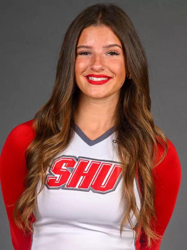 Jonna Lord. The SHU Cheerleading team's Media Day held at the Guest House on Sacred Heart University's West Campus, Fairfield, CT. Monday, August 5 2024. Photo by; Mark F. Conrad