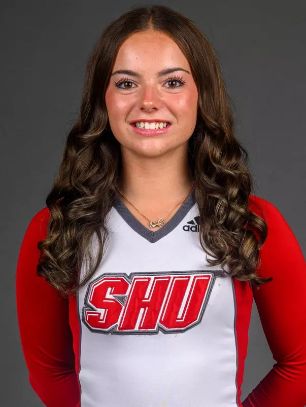 Kathryn Kofod. The SHU Cheerleading team's Media Day held at the Guest House on Sacred Heart University's West Campus, Fairfield, CT. Monday, August 5 2024. Photo by; Mark F. Conrad
