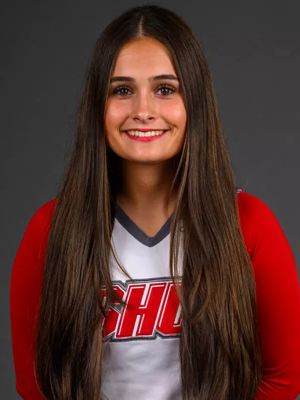 Kayla Fallarino-Forte. The SHU Cheerleading team's Media Day held at the Guest House on Sacred Heart University's West Campus, Fairfield, CT. Monday, August 5 2024. Photo by; Mark F. Conrad