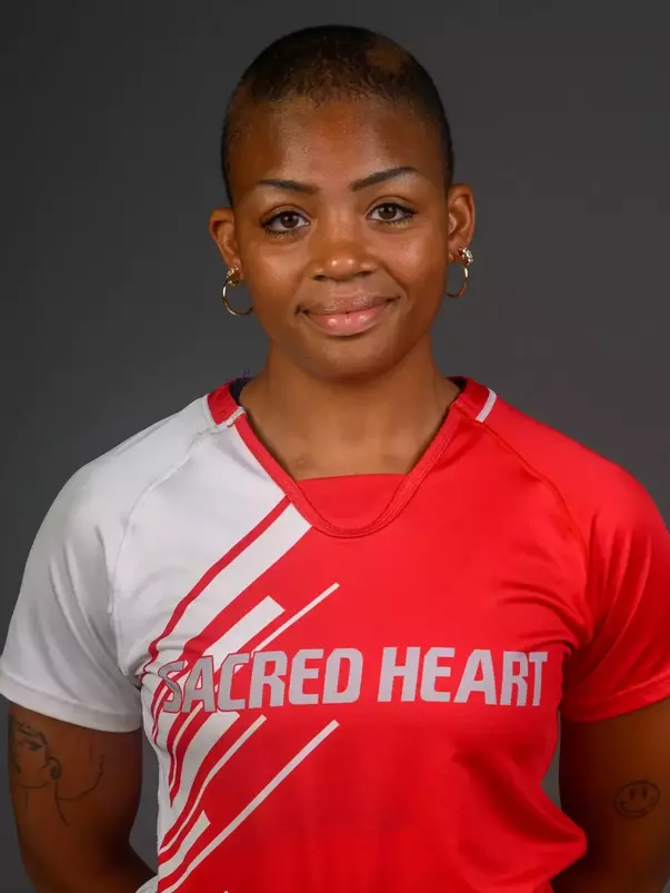 Fabiola Millien-Faustin . The SHU Women's Rugby teams Media Day held at the Guest House on Sacred Heart University's West Campus, Fairfield, CT. Monday, August 19, 2024. Photo by: Mark F. Conrad