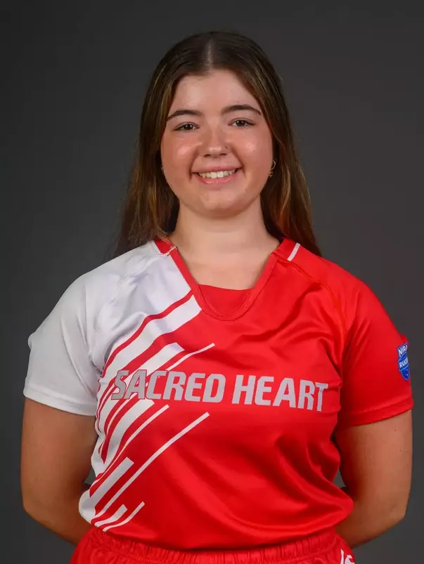 Hannah Glaser. The SHU Women's Rugby teams Media Day held at the Guest House on Sacred Heart University's West Campus, Fairfield, CT. Monday, August 19, 2024. Photo by: Mark F. Conrad