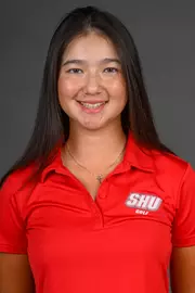 Jessie Burch. SHU Men's and Women's Golf Media Day held at the Guest House, Sacred Heart University's West Campus. Wednesday, August 21, 2024. Photo by: Mark F. Conrad