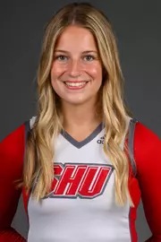 Aryana Hudock. The SHU Cheerleading team's Media Day held at the Guest House on Sacred Heart University's West Campus, Fairfield, CT. Monday, August 5 2024. Photo by; Mark F. Conrad